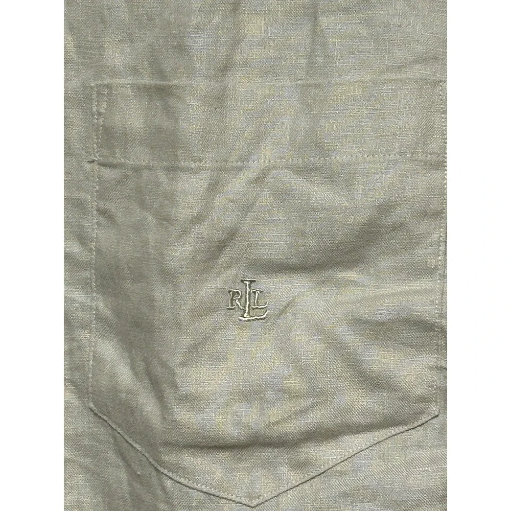 Lauren Ralph Lauren Womens 1X 100% Linen‎ Vest Minimalist Lightweight Beach